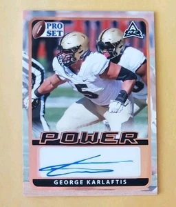 2021 Pro Set Power Rookie Auto George Karlaftis #BA-GK1 Rookie RC - Picture 1 of 3