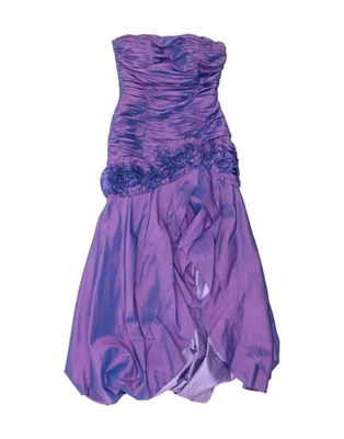 JORA Womens Maxi Strapless Corset Dress UK 12 Medium Purple AC05 - Image 1 of 3