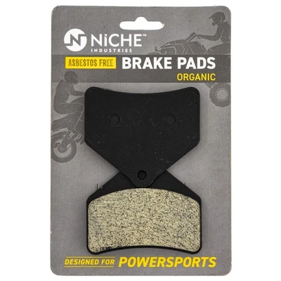 NICHE Brake Pad Set Arctic Cat CrossFire Bearcat Firecat Lynx 2000 Rear Organic - Image 1 of 4