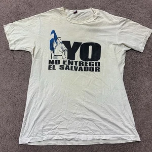 Vintage No Entrego El Salvador Political Shirt 1990’s Salvadoran Propaganda RARE - Bild 1 von 7