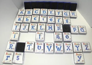 48 SIZZIX Fun Serif Numbers & Letters Big & Low Die Cutter Scrapbooking Lot - Picture 1 of 10