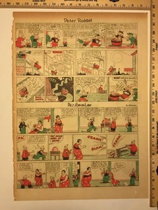 Vintage Newspaper Comics 35 pages 1931 - Gasoline Alley Peter Rabbit Blondie - Picture 1 of 20