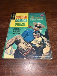 1976 Golden Comics Digest #48 Lone Ranger's Western Treasury - Fair Shape - Picture 1 of 14