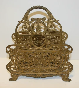 Vintage Bradley & Hubbard Antique Desk Organizer Napkin Letter Holder #3572 - Picture 1 of 7