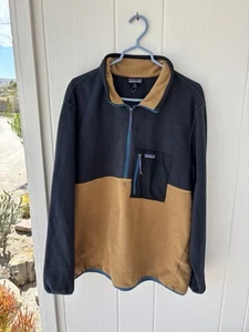 Chaqueta Nido Patagonia Microdini 1/2 Cremallera Marrón Talla XXL Vellón - Imagen 1 de 7