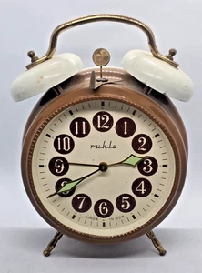 Vintage Ruhla Alarm Clock (Not Running, Parts or repair only) - Picture 1 of 2