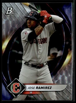2022 Bowman Platinum Ice Jose Ramirez #84 TS1 - Image 1 of 2
