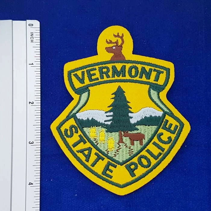 Vermont Police Patch State  #2 - Image 1 of 3