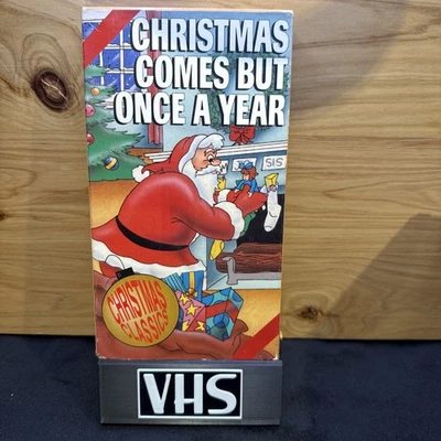 Christmas Comes But Once a Year VHS 1987 * Buy 2 Get 1 Free - Bundle Shipping - Image 1 of 2