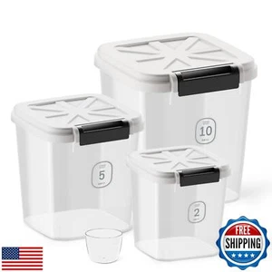 LivLab Mker luftdichter Hundefutter Vorratsbehälter mit Deckel, Hundeleckerli Behälter - Bild 1 von 5