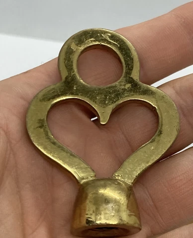 Vintage Unique Decorative 2.5” Tall ANTIQUE BRASS FINIAL Cover