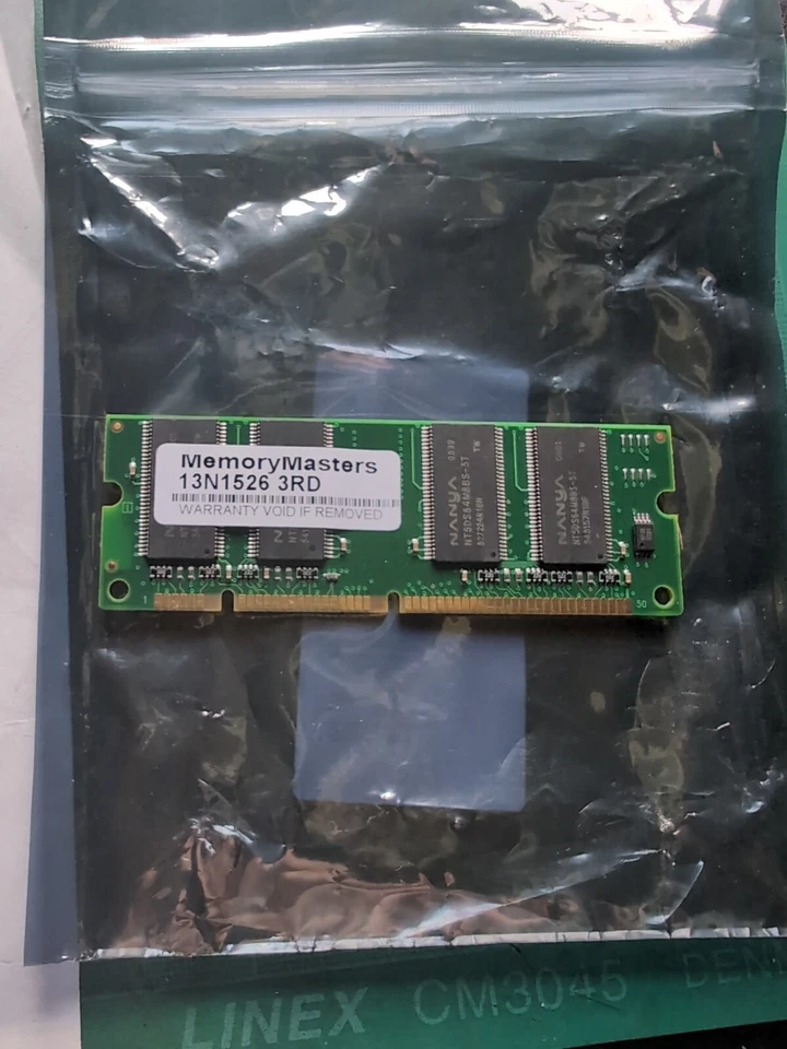 512MB RAM Memory 100pin DDR SODIMM 13N1526 3RD - Image 1 of 1
