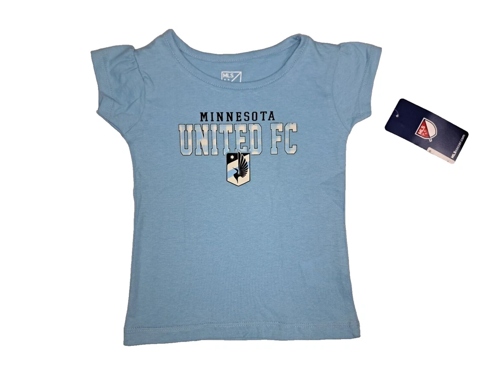 Minnesota United FC Fútbol Fútbol MLS Cuello Redondo Niñas Camiseta 2T Foto 1 de 1