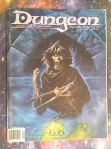 Revista Dungeon #19 septiembre 1989 House of Cards. Cubierta sin cortar de muchas cosas - Imagen 1 de 2