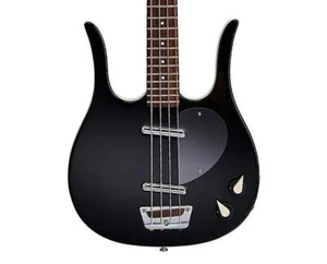 Danelectro Longhorn Bass Guitar - Black - Picture 1 of 2