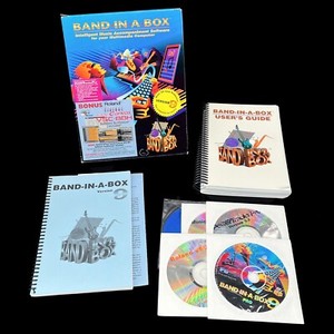 Band-in-a-Box Pro Version 9 Music Software Roland Sound Canvas Win 95/98 Vintage