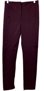 Ann Taylor The Pintucked Straight Leg Pant burgundy career woman’s size 6 NWT - Bild 1 von 3
