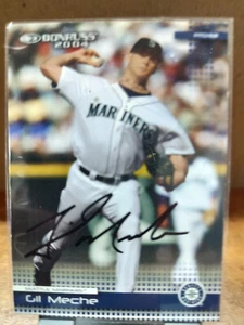 Donruss #179 Gil Meche Seattle Mariners 2004/autógrafo - Imagen 1 de 3