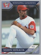 Shawn Sedlacek 2005 Winnipeg Goldeyes