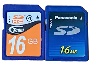 Random 16GB SDHC Secure Digital Memory Card SD Nintendo 3DS Class 4 - Picture 1 of 1