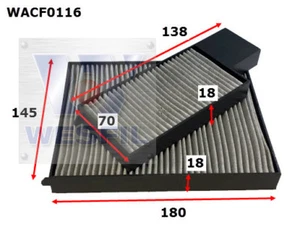 WESFIL CABIN FILTER FOR Hyundai i30 1.6L, 2.0L 2007-2013 WACF0116 - Picture 1 of 1