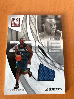 2009-10 Donruss Elite Clutch Performers Jerseys #17 Al Jefferson 177/299 - Image 1 of 2