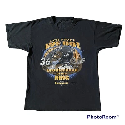 Pittsburgh Steelers 2006 Jerome Bettis tiene cinco? Camisa We Do Fanáticos Talla Desconocida Foto 1 de 3