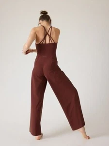 Athleta PS Petite Small ALICIA KEYS Transcend Bodysuit Dark Cherry NEW! 791527 - Picture 1 of 6