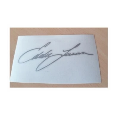 Signatur Aufkleber Eddie Lawson für Motorrad - WGP 1989 Zubehör Bike Style