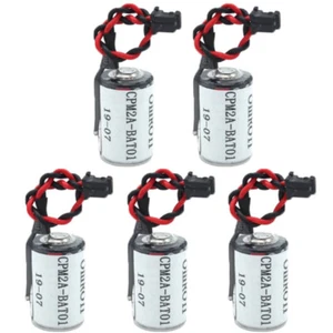 5pcs for OMRON CPM2A-BAT01 ER3V 3.6V 1000mAh PLC battery for CNC Systems - Picture 1 of 6