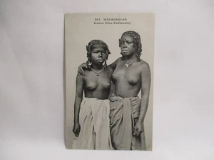 CPA CARTE POSTALE MADAGASCAR FILLES ZAFIMANIRY POSTCARD POSTKARTE CARTOLINA - Picture 1 of 2