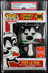 Looney Tunes Pepe Le Pew 2018 Summer Convention Funko Pop! PSA 9 MINT - Picture 1 of 3