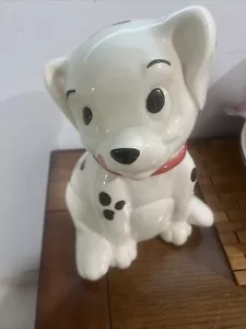 Vintage 1993 Rolly The Dalmatian- Disney 101 Dalmatian’s Dog / Puppy COOKIE JAR - Picture 1 of 6