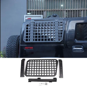 Alloy Car Exterior Rear Window Right Side Molle Panel Rack For Hummer H2 03-2009 - Picture 1 of 12