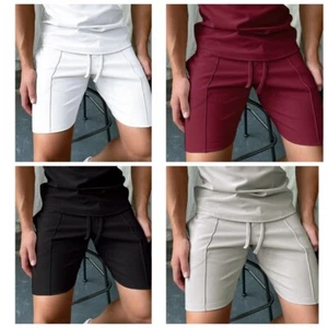 Sweat Shorts Each color Sport Yoga Pockets Drawstring Short Pants Lightweight - Picture 1 of 5