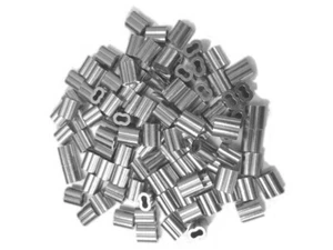 5.0mm FERRULE Swage Crimp NP Copper Lifting Rigging - 20 Swages - Picture 1 of 12