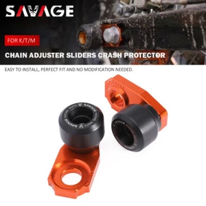 Chain Adjuster Blocks Sliders Crash Protector for EXC 300 EXC-F 450 SX SX-F MXC - Picture 1 of 8