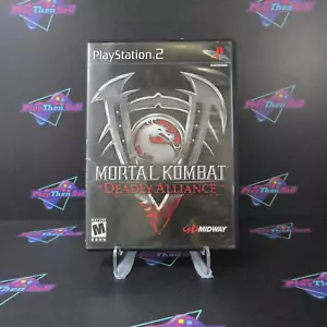 Mortal Kombat Deadly Alliance PS2 PlayStation 2 AD/DD + Reg Card Complete CIB .. - Picture 1 of 6