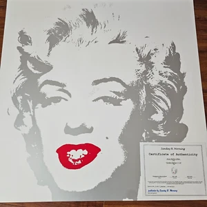 ANDY WARHOL GOLDEN MARILYN MONROE SUNDAY B. MORNING LIMITED EDITION 11.35 COA - Bild 1 von 6