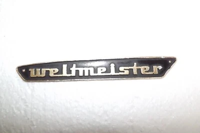 EMBLEMS LOGOS LOGO ACCORDION AKKORDEON WELTMEISTER. - Image 1 of 3