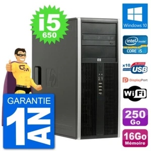 PC Tour HP 8100 Intel Core i5-650 RAM 16Go Disque Dur 250Go Windows 10 Wifi - Photo 1/3