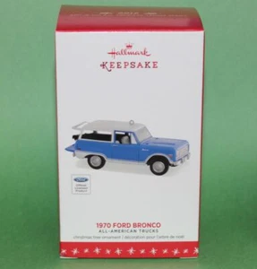 Hallmark Andenken Christbaumschmuck 1970 Ford Bronco All American Truck - Bild 1 von 2