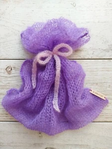 Bolsa de Regalo Variedad de Colores Hecha a Mano Gif Bolsa Hecha de Mohair Tejido Transparente - Imagen 1 de 20