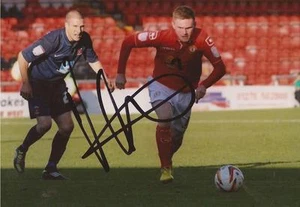 CREWE: OLIVER TURTON SIGNED 6x4 ACTION PHOTO+COA - Picture 1 of 1