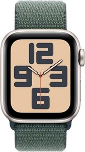 Apple Watch SE 2e G 40 mm GPS + cellule Starlight + boucle sport verte NEUVE boîte tachée - Photo 1 sur 10