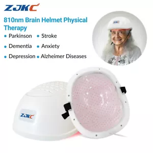ZJKC 810nm Physical Therapy Treatment for Stroke Patients Parkinsons Led Helmet - Picture 1 of 16