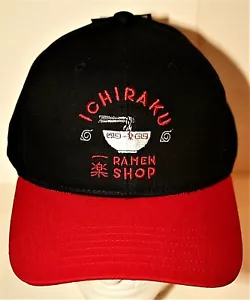 Naruto Shippuden Ichiraku Ramen Tienda Béisbol Sombrero Gorra Nuevas Etiquetas OSFM - Imagen 1 de 5