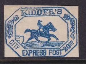 Kidder's Express Post, Fehler "20ts". Fälschung C1 von Taylor. Lyons CV 12,00 $. - Bild 1 von 1
