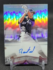 2014 Bowman Platinum Prospect Autographs #APRT Raimel Tapia - Picture 1 of 2