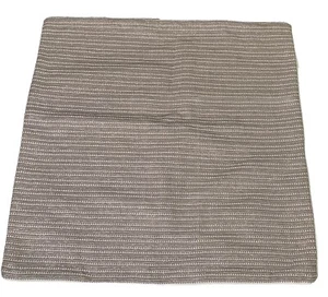 Single RALPH LAUREN Pillow Sham Cotton Beige w/Silver Metallic Thread 22"x22" - Picture 1 of 8